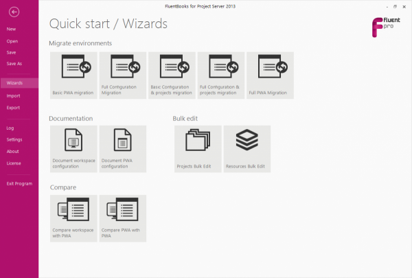 Quickstart Wizards