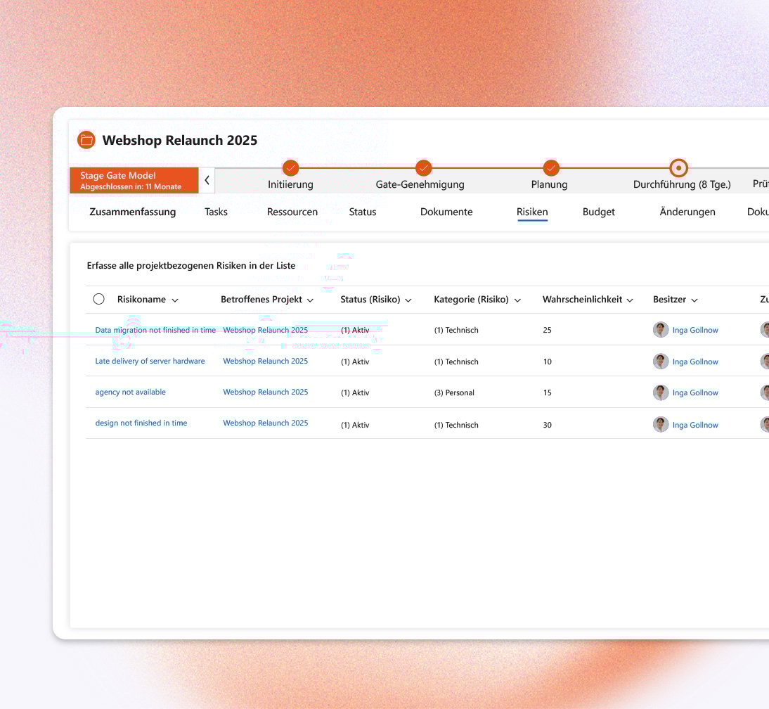 2 Projektportfoliomanagement Risikomanagement
