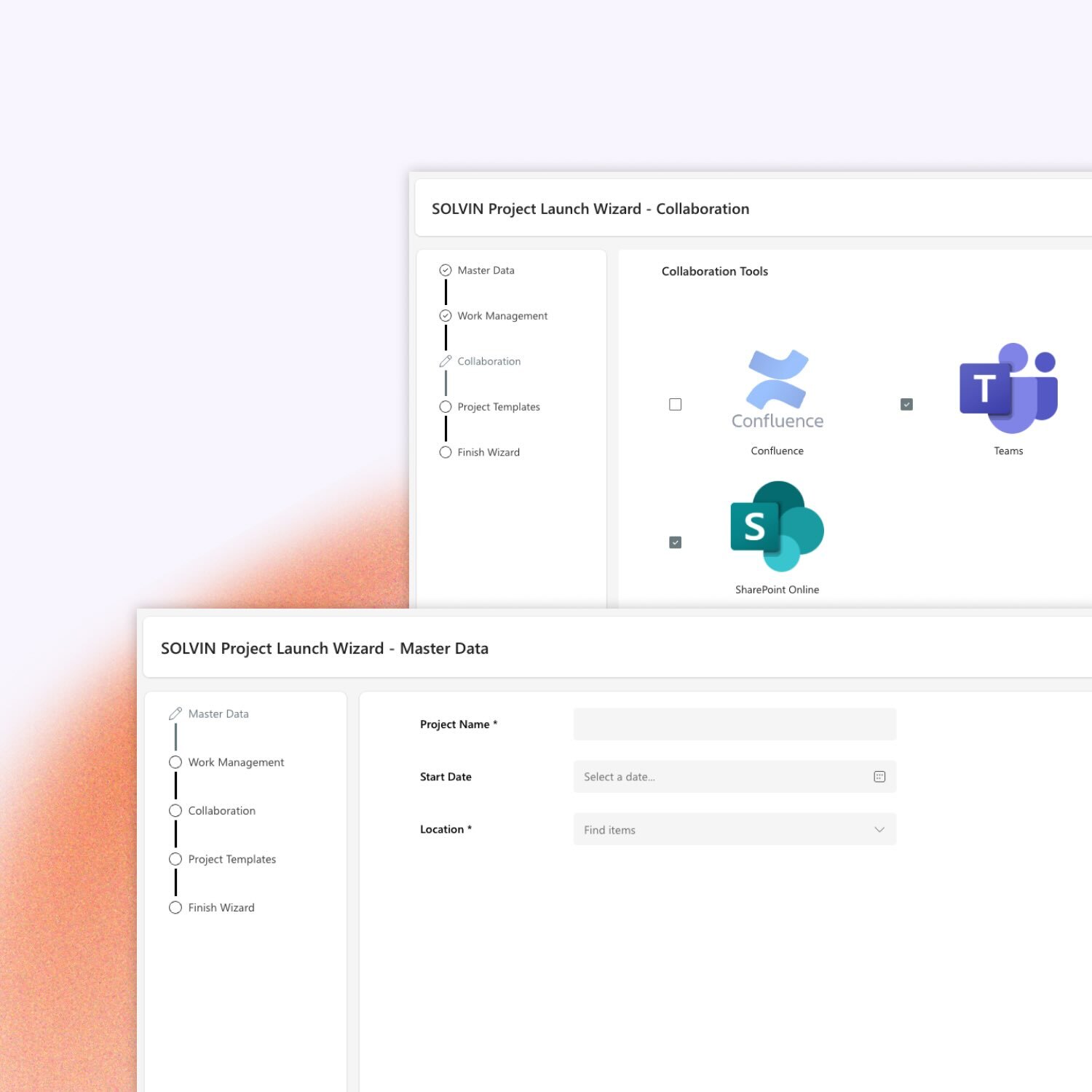 blueprint project launch wizard