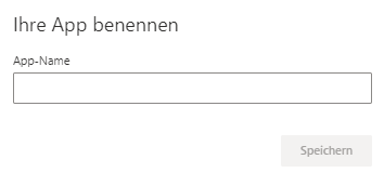 App umbenennen