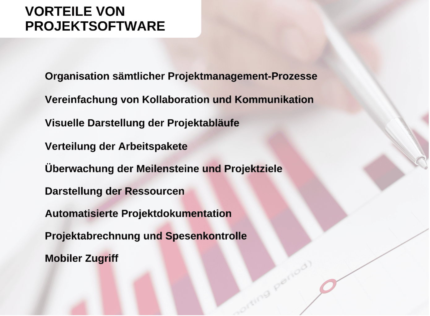 Vorteile von Projektsoftware SOLVIN Projektmanagement Tools