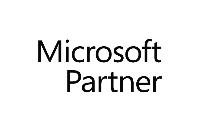 SOLVIN Microsoft Logo black on white multiline
